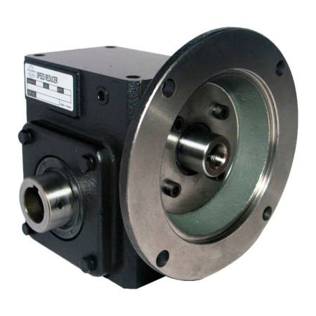 Worldwide Electric Worldwide Cast Iron Right Angle Worm Gear Reducer 60:1 Ratio 56C Frame HdRF206-60/1-H-56C